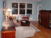 Before and after redesign living room photos